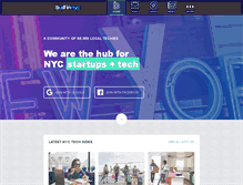 Tablet Screenshot of builtinnyc.com